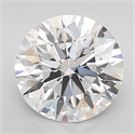 Lab Grown Diamond 2.70 Carats, Round with Excellent Cut, D Color, VVS1 Clarity and Certified by IGI