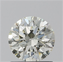 Natural Diamond 1.01 Carats, Round with Excellent Cut, L Color, SI2 Clarity and Certified by GIA