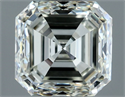 Natural Diamond 1.00 Carats, Asscher with  Cut, I Color, VS1 Clarity and Certified by IGI