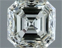 Natural Diamond 1.00 Carats, Asscher with  Cut, I Color, VS1 Clarity and Certified by IGI