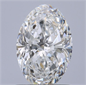 Natural Diamond 0.90 Carats, Oval with  Cut, E Color, VVS1 Clarity and Certified by GIA