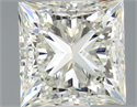 Natural Diamond 1.01 Carats, Princess with  Cut, K Color, VVS2 Clarity and Certified by GIA