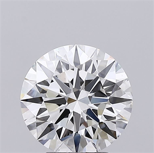 Picture of Lab Grown Diamond 3.26 Carats, Round with Ideal Cut, F Color, VVS2 Clarity and Certified by IGI
