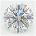 Lab Grown Diamond 3.01 Carats, Round with Excellent Cut, D Color, VVS2 Clarity and Certified by GIA