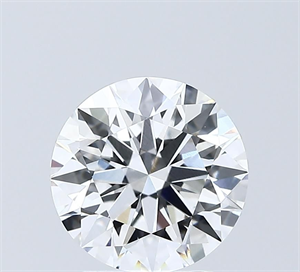 Picture of Lab Grown Diamond 2.51 Carats, Round with Ideal Cut, D Color, VVS1 Clarity and Certified by IGI