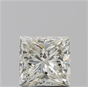Natural Diamond 1.53 Carats, Princess with  Cut, K Color, VS2 Clarity and Certified by GIA
