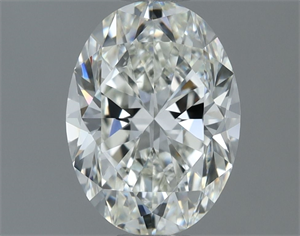 Picture of Natural Diamond 1.30 Carats, Oval with  Cut, H Color, VVS2 Clarity and Certified by IGI