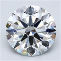 Diamante Natural 4.53 quilates, Redondo , Color D, claridad VS2 y certificado GIA
