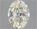 Natural Diamond 1.50 Carats, Oval with  Cut, J Color, VS1 Clarity and Certified by GIA