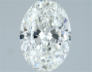 Picture of Natural Diamond 1.51 Carats, Oval with  Cut, G Color, VVS2 Clarity and Certified by IGI