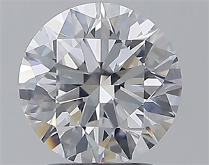 Picture of Natural Diamond 2.00 Carats, Round with Excellent Cut, D Color, VVS2 Clarity and Certified by GIA