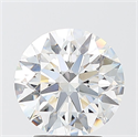 Lab Grown Diamond 3.09 Carats, Round with Excellent Cut, F Color, VVS2 Clarity and Certified by IGI