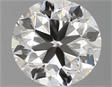 Natural Diamond 0.90 Carats, Round with Very Good Cut, D Color, VS1 Clarity and Certified by GIA