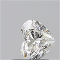 Natural Diamond 0.52 Carats, Heart with  Cut, G Color, SI1 Clarity and Certified by GIA