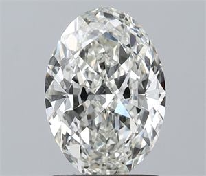 Picture of Natural Diamond 1.20 Carats, Oval with  Cut, H Color, VS1 Clarity and Certified by IGI