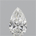 Natural Diamond 0.52 Carats, Pear with  Cut, F Color, VVS1 Clarity and Certified by GIA