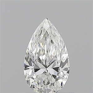 Picture of Natural Diamond 0.52 Carats, Pear with  Cut, F Color, VVS1 Clarity and Certified by GIA