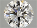 Natural Diamond 0.41 Carats, Round with Excellent Cut, H Color, VS1 Clarity and Certified by GIA
