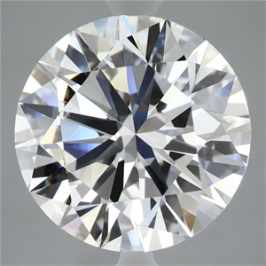 Picture of Lab Grown Diamond 5.53 Carats, Round with Ideal Cut, F Color, VVS2 Clarity and Certified by IGI