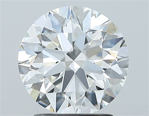 Picture of Natural Diamond 2.01 Carats, Round with Excellent Cut, F Color, VS2 Clarity and Certified by GIA