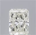 Natural Diamond 0.71 Carats, Radiant with  Cut, I Color, IF Clarity and Certified by GIA