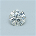 Diamante Natural 0.45 quilates, Redondo , Color J, claridad SI2 y certificado GIA