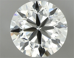 Picture of Natural Diamond 0.90 Carats, Round with Very Good Cut, I Color, VVS2 Clarity and Certified by IGI