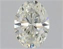 Natural Diamond 0.71 Carats, Oval with  Cut, J Color, VS2 Clarity and Certified by GIA