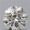 Natural Diamond 0.56 Carats, Round with Excellent Cut, H Color, VVS2 Clarity and Certified by IGI