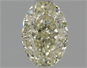 Natural Diamond 1.11 Carats, Oval with  Cut, L Color, VVS1 Clarity and Certified by HRD