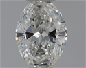 Natural Diamond 0.50 Carats, Oval with  Cut, G Color, VS1 Clarity and Certified by GIA
