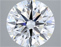 Lab Grown Diamond 4.27 Carats, Round with Ideal Cut, D Color, VVS2 Clarity and Certified by IGI
