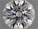 Natural Diamond 0.42 Carats, Round with Excellent Cut, H Color, VS2 Clarity and Certified by GIA