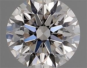Picture of Natural Diamond 0.42 Carats, Round with Excellent Cut, H Color, VS2 Clarity and Certified by GIA