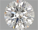 Natural Diamond 0.70 Carats, Round with Excellent Cut, G Color, I1 Clarity and Certified by GIA