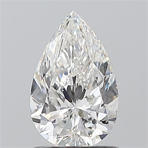 Picture of Natural Diamond 1.01 Carats, Pear with  Cut, F Color, VS2 Clarity and Certified by GIA