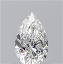 Diamante Natural 0.54 quilates, De pera , Color F, claridad VS2 y certificado GIA