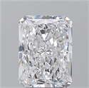 Natural Diamond 3.51 Carats, Radiant with  Cut, D Color, SI1 Clarity and Certified by GIA