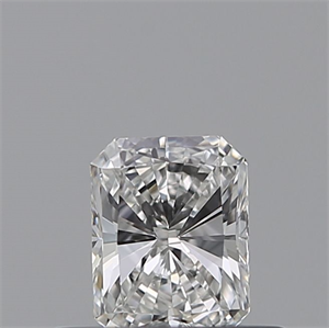 Picture of Natural Diamond 0.34 Carats, Radiant with  Cut, F Color, VVS1 Clarity and Certified by GIA