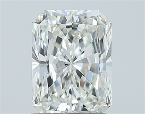 Picture of Natural Diamond 1.02 Carats, Radiant with  Cut, H Color, VS1 Clarity and Certified by GIA