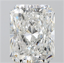 Diamante Natural 3.50 quilates, Radiante , Color F, claridad SI1 y certificado GIA