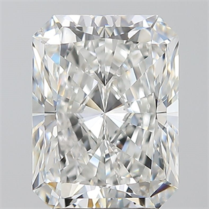 Foto Diamante Natural 3.50 quilates, Radiante , Color F, claridad SI1 y certificado GIA de