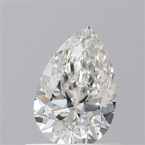 Picture of Natural Diamond 0.50 Carats, Pear with  Cut, H Color, VS1 Clarity and Certified by GIA