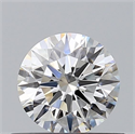 Diamante Natural 0.52 quilates, Redondo , Color F, claridad VVS1 y certificado GIA