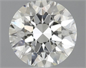 Natural Diamond 0.70 Carats, Round with Excellent Cut, J Color, VVS2 Clarity and Certified by GIA