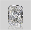 Natural Diamond 0.70 Carats, Radiant with  Cut, G Color, VS2 Clarity and Certified by GIA