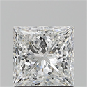 Diamante Natural 1.22 quilates, Princesa , Color E, claridad VS1 y certificado GIA