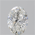 Natural Diamond 1.01 Carats, Oval with  Cut, H Color, VS2 Clarity and Certified by GIA