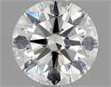Natural Diamond 0.80 Carats, Round with Excellent Cut, F Color, VS1 Clarity and Certified by GIA