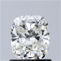 Natural Diamond 1.03 Carats, Cushion with  Cut, I Color, VVS2 Clarity and Certified by GIA